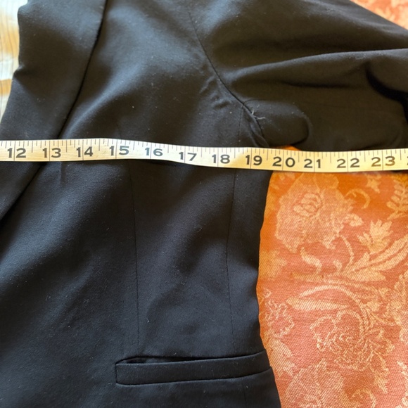 Black rayon blazer, L - Picture 4 of 8